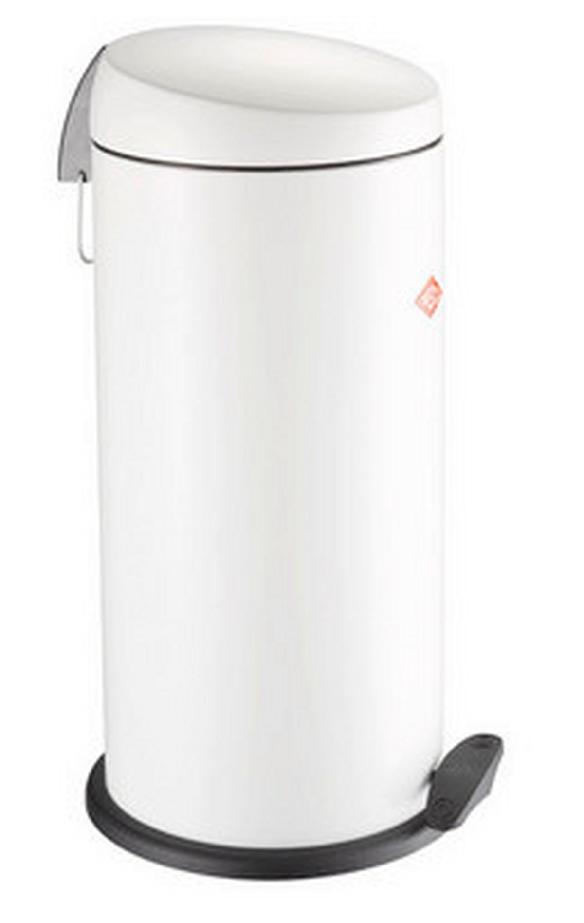 ABFALLSAMMLER CAPBOY MAXI 22 L  - Edelstahlfarben/Weiß, KONVENTIONELL, Kunststoff/Metall (27/60cm) - Wesco