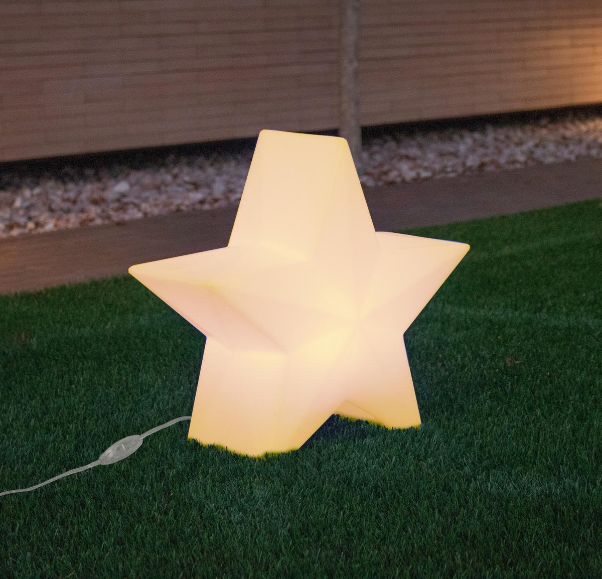 LED-DEKOLEUCHTE Nova 62/57/23 cm   - Transparent, Basics, Kunststoff (62/57/23cm) - New Garden