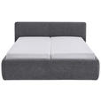 POLSTERBETT 240/200 cm,  in Grau,  - Grau, Design, Textil (240/200cm) - Xora