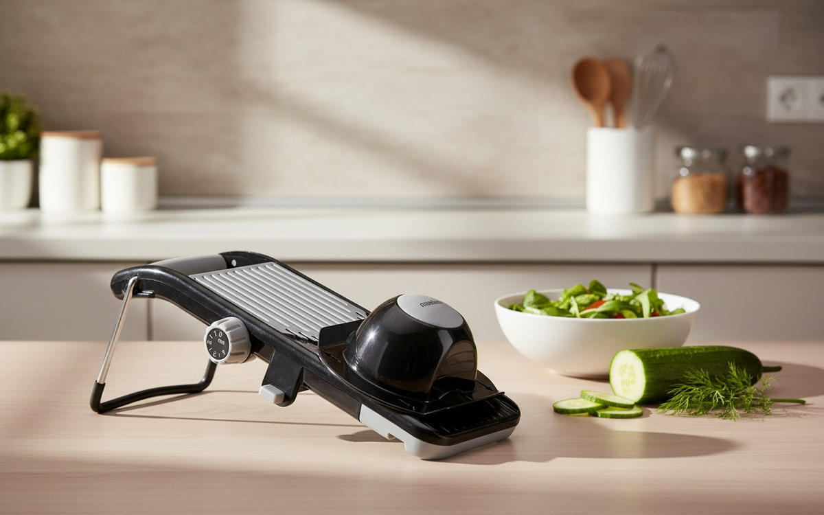 GEMÜSEHOBEL - Hellgrau/Schwarz, Basics, Kunststoff/Metall (29/6/13.5cm) - moHA!