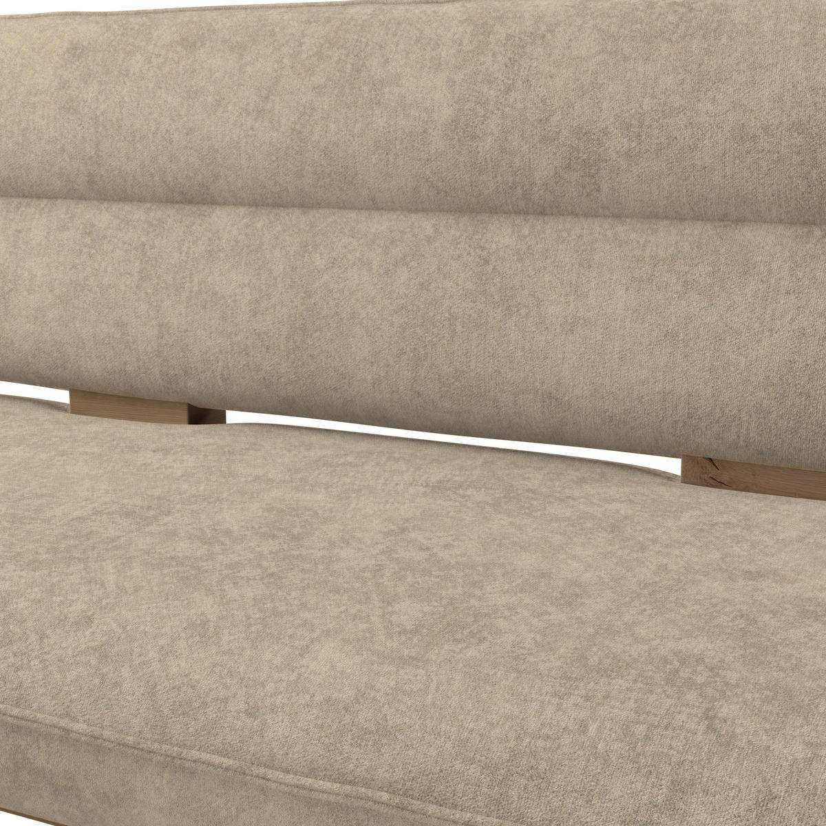 ECKBANK 170/192 cm Webstoff Beige Eiche Sperrholz   - Eichefarben/Beige, KONVENTIONELL, Holz/Textil (170/192cm) - James Wood
