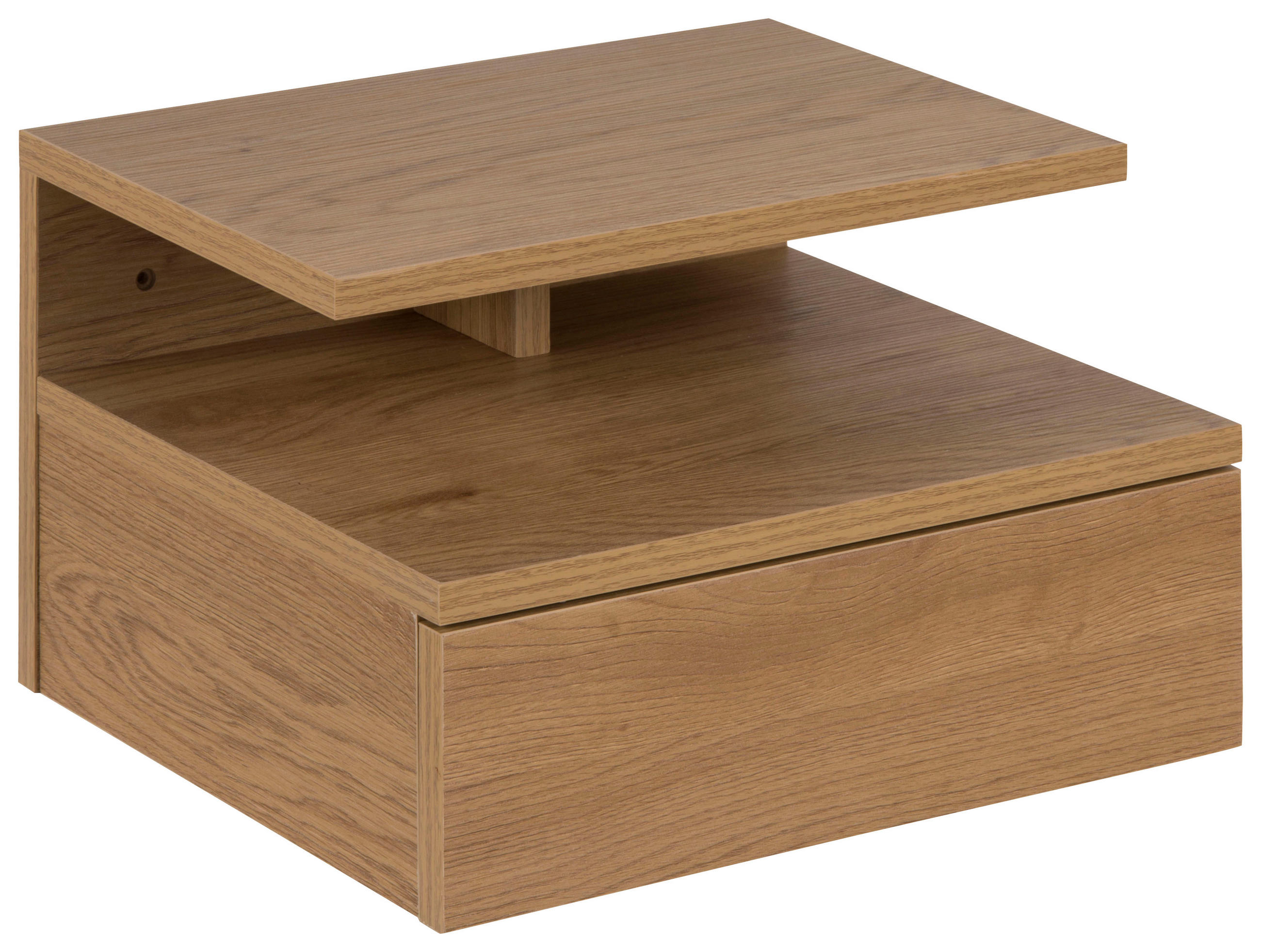 NACHTKÄSTCHEN in Eichefarben  - Eichefarben, Design, Holzwerkstoff (35/22,5/32cm) - Carryhome