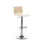 BARHOCKER in Chromfarben, Creme - Chromfarben/Creme, Design, Holz/Metall (35/83-105/35cm) BARHOCKER in Chromfarben, Creme - Chromfarben/Creme, Design, Holz/Metall (35/83-105/35cm)