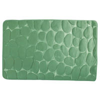 BADTEPPICH Grün 50/80 cm  - Grün, KONVENTIONELL (50/80cm) - Spirella
