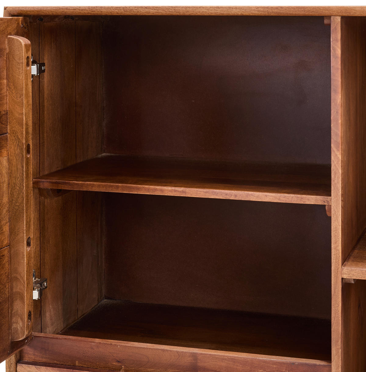 KOMMODE  in 110/140/40 cm  - Schwarz/Honig, LIFESTYLE, Holz/Metall (110/140/40cm) - Livetastic