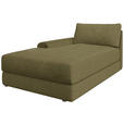 BIGSOFA Cord Olivgrün  - Schwarz/Olivgrün, MODERN, Kunststoff/Textil (117/93/190cm) - Carryhome