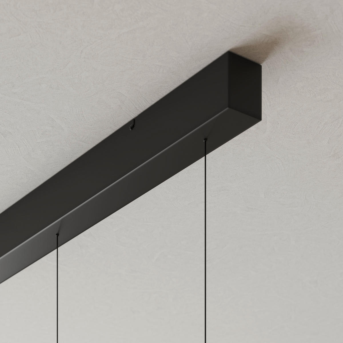 LED-HÄNGELEUCHTE Felis   - Schwarz, Basics, Glas/Metall (105cm) - Novel
