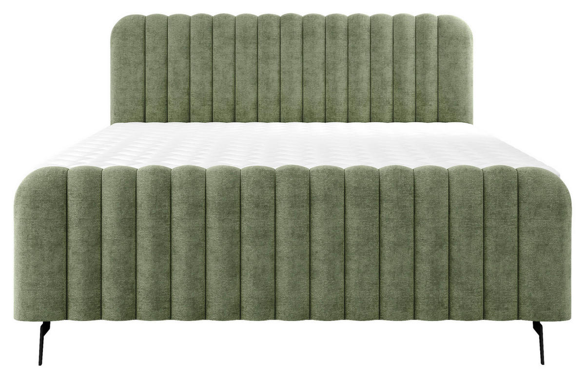 BOXBETT 180/200 cm  in Grün  - Schwarz/Grün, MODERN, Holz/Holzwerkstoff (180/200cm) - MID.YOU