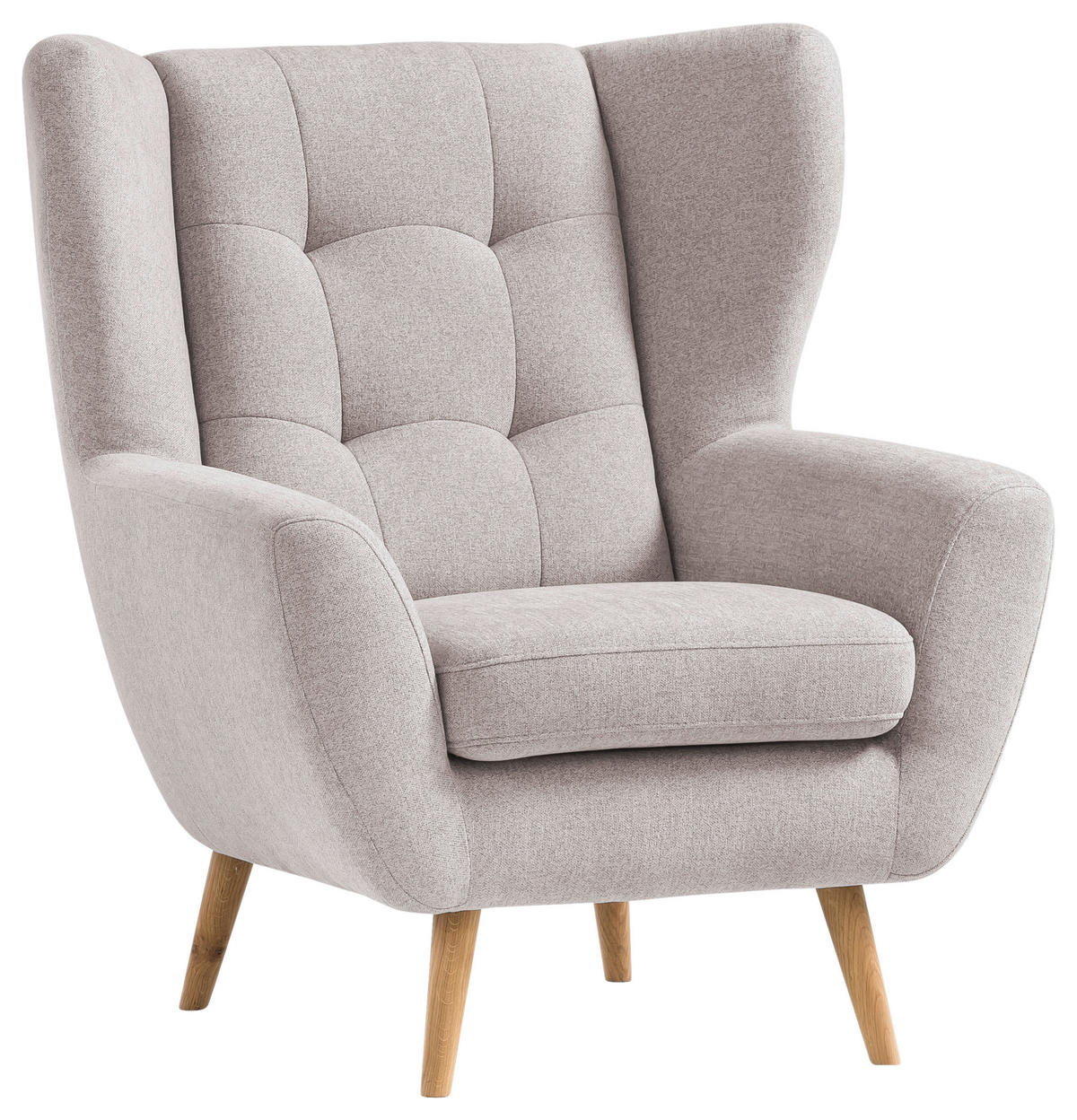 KRESLO, drevo, textil, kompozitné drevo, béžová - farba duba/béžová, Design, drevo/kompozitné drevo (91/102/90cm) - Niels Andersson