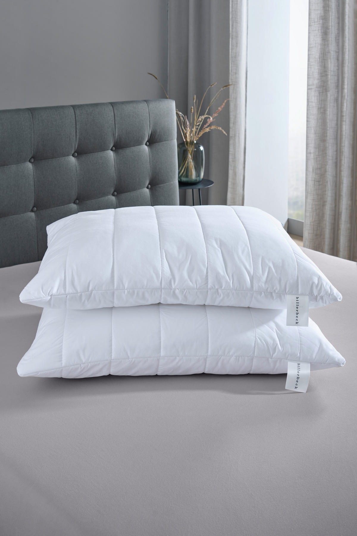 KOPFPOLSTER 70/90 cm   - Weiß, Basics (70/90cm) - Billerbeck