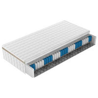 BOXSPRINGMATRATZE - Weiss, Textil (180/200cm)