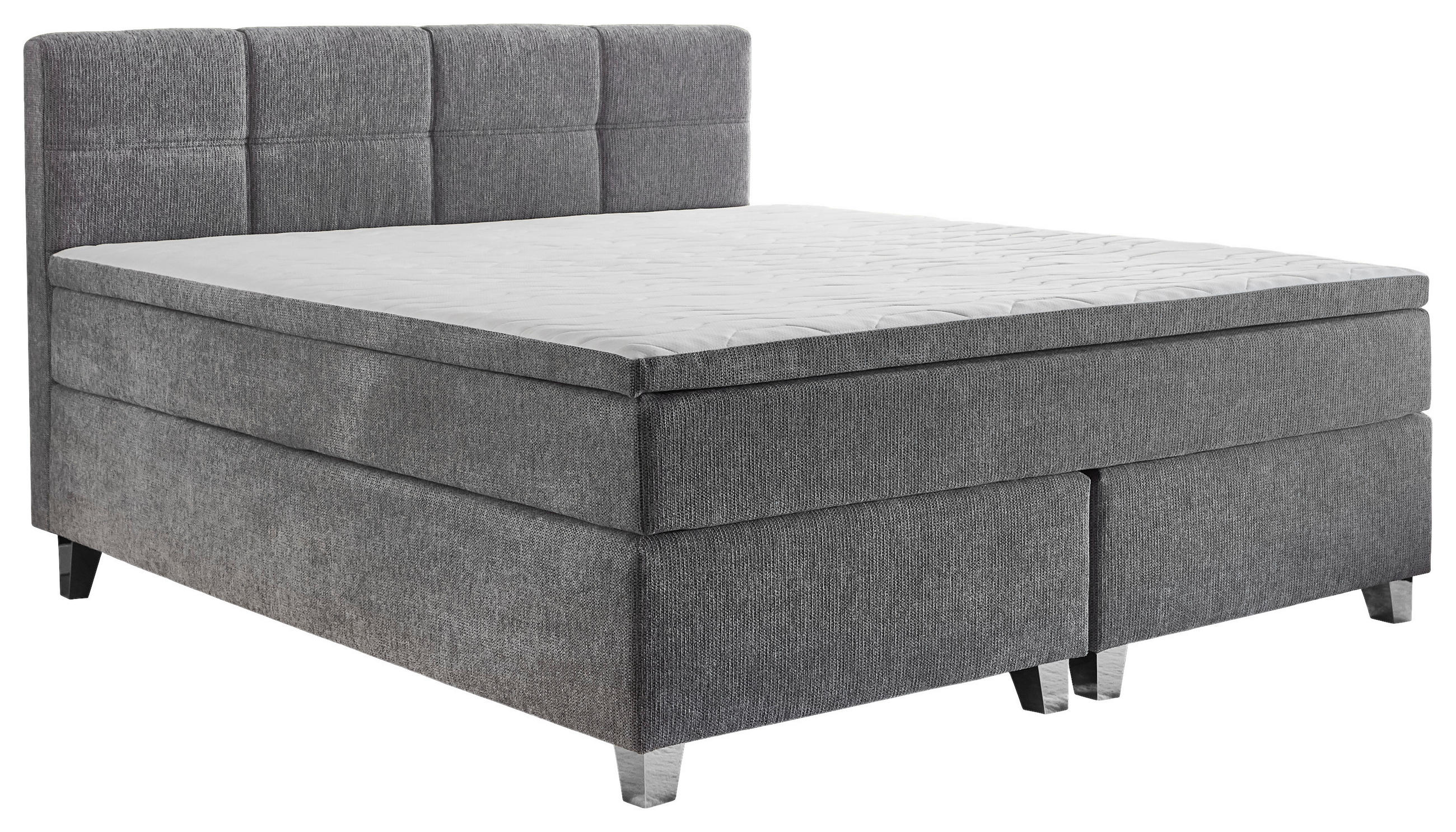 Boxxx Boxspringbett Grau 180x200 cm