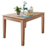 ESSTISCH Holz 140/90/75 cm  - Braun, Natur, Holz (140/90/75cm) - Livetastic