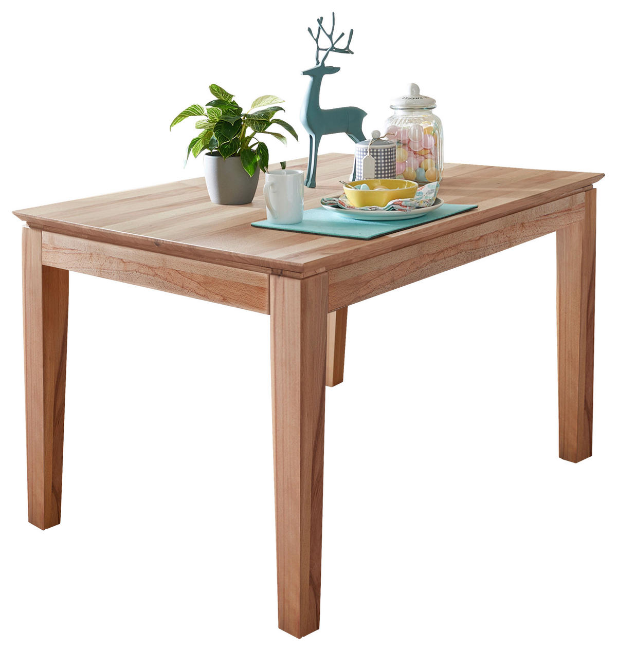 ESSTISCH Holz 140/90/75 cm  - Braun, Natur, Holz (140/90/75cm) - Livetastic