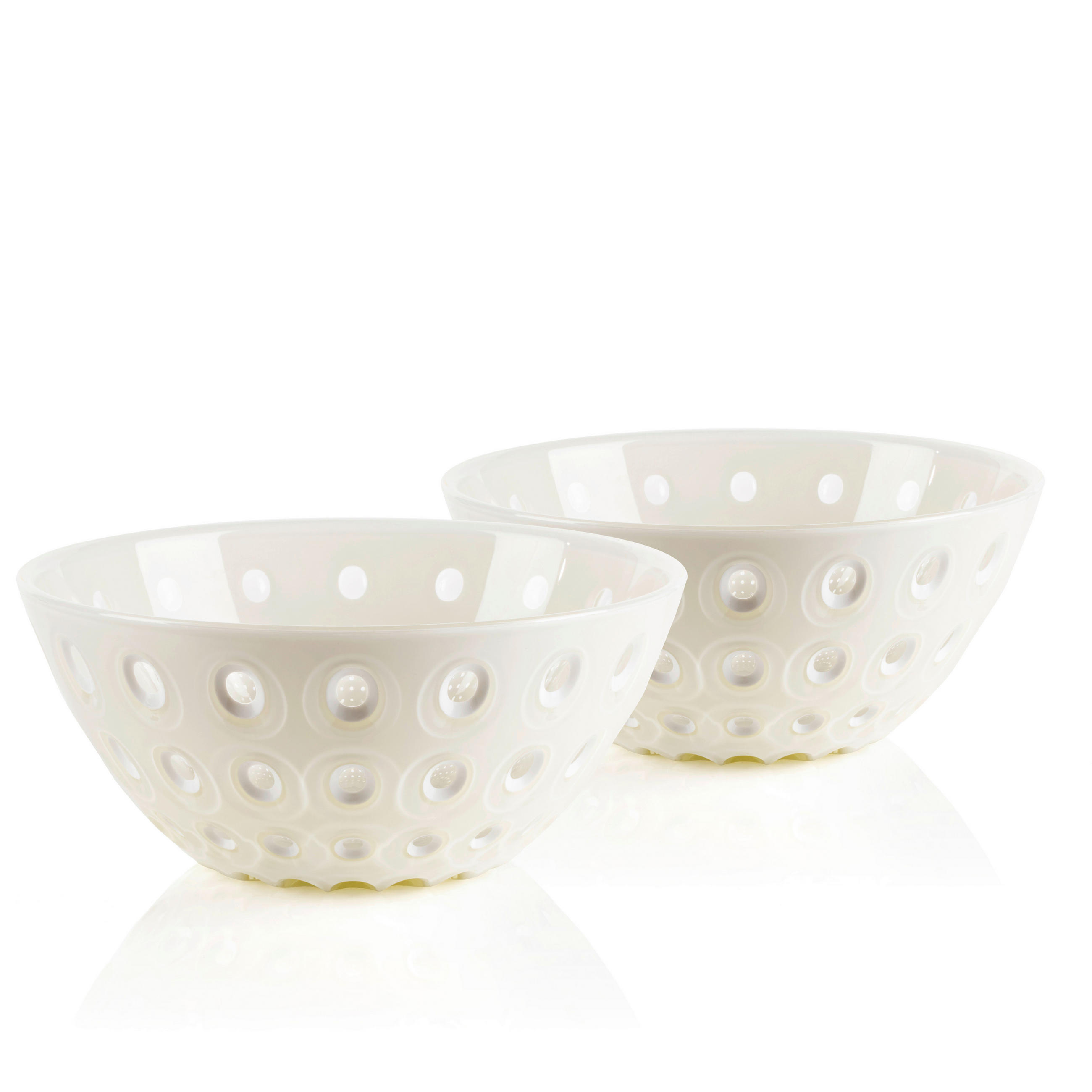 SCHÜSSELSET Le Murrine  - Weiß Hochglanz/Perlmutt, Basics, Kunststoff (300ml) - GUZZINI