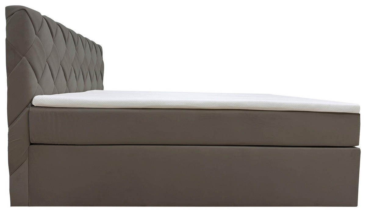 BOXBETT 180/200 cm  in Graphitfarben  - Graphitfarben, MODERN, Textil (180/200cm) - Livetastic
