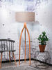 STEHLEUCHTE 60/160 cm    - Naturfarben, Trend, Holz/Textil (60/160cm) - Good & Mojo