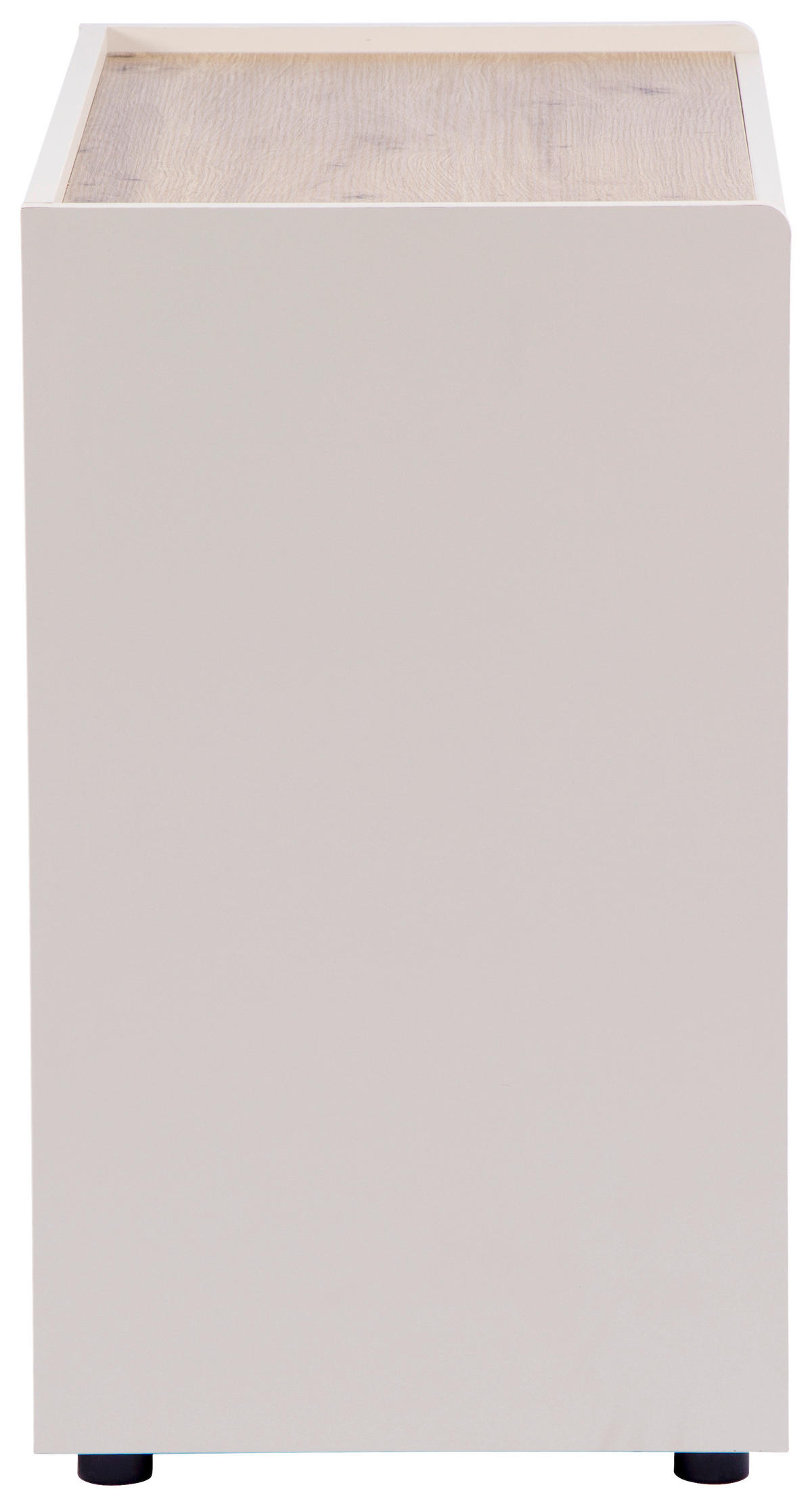 KOMMODE , 80/68/40 cm, 1 Schublade(n)  - Kaschmir/Schwarz, MODERN, Holzwerkstoff/Kunststoff (80/68/40cm) - MID.YOU