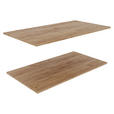 EINLEGEBODENSET 97,4/50,4/3,6 cm   - Eiche Artisan, KONVENTIONELL, Holzwerkstoff (97,4/50,4/3,6cm) - Linea Natura
