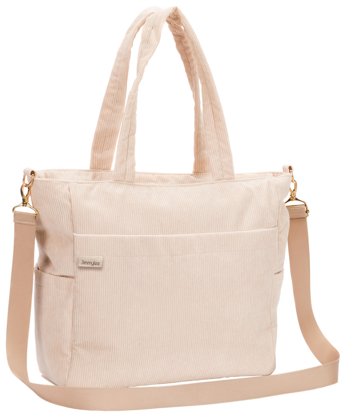 WICKELTASCHE  - Sandfarben, Basics, Kunststoff (39/15/36cm) - Jimmylee