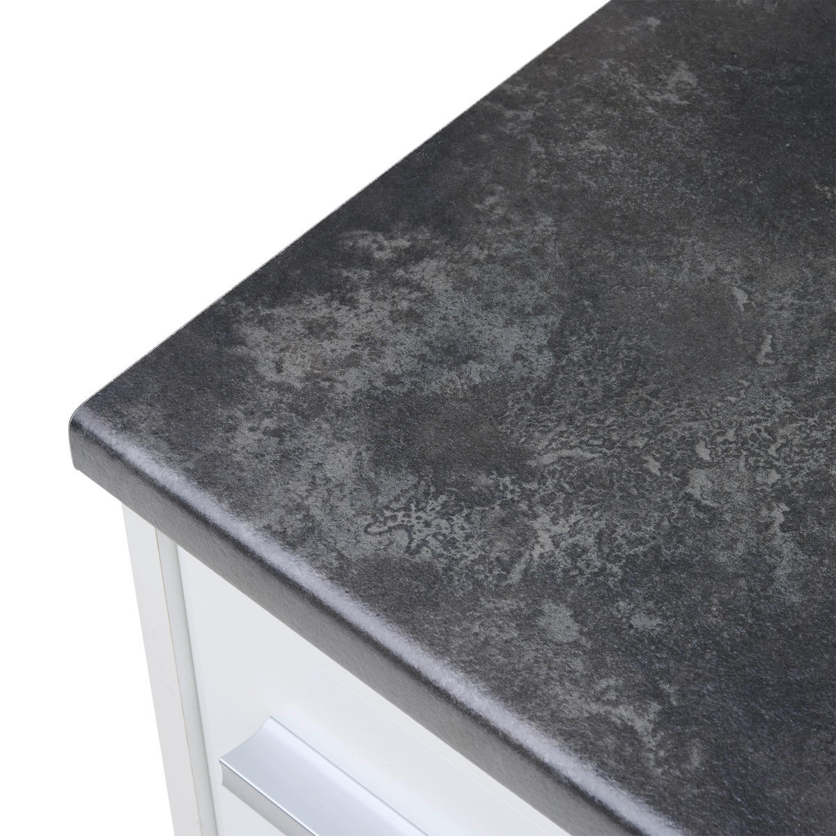 KUHINJSKI OTOK - srebrne barve/bela, Konvencionalno, umetna masa/leseni material (145/90/90cm) - MID.YOU