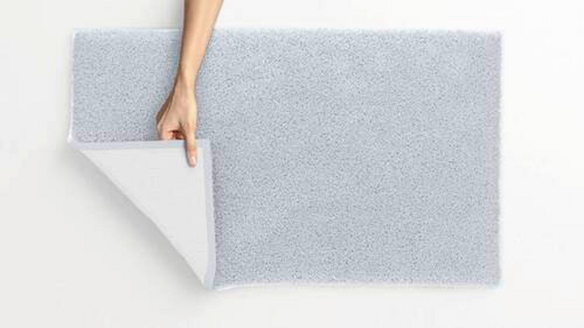 BADEMATTE Grau 70/120 cm  - Grau, Basics, Kunststoff/Textil (70/120cm) - Grund