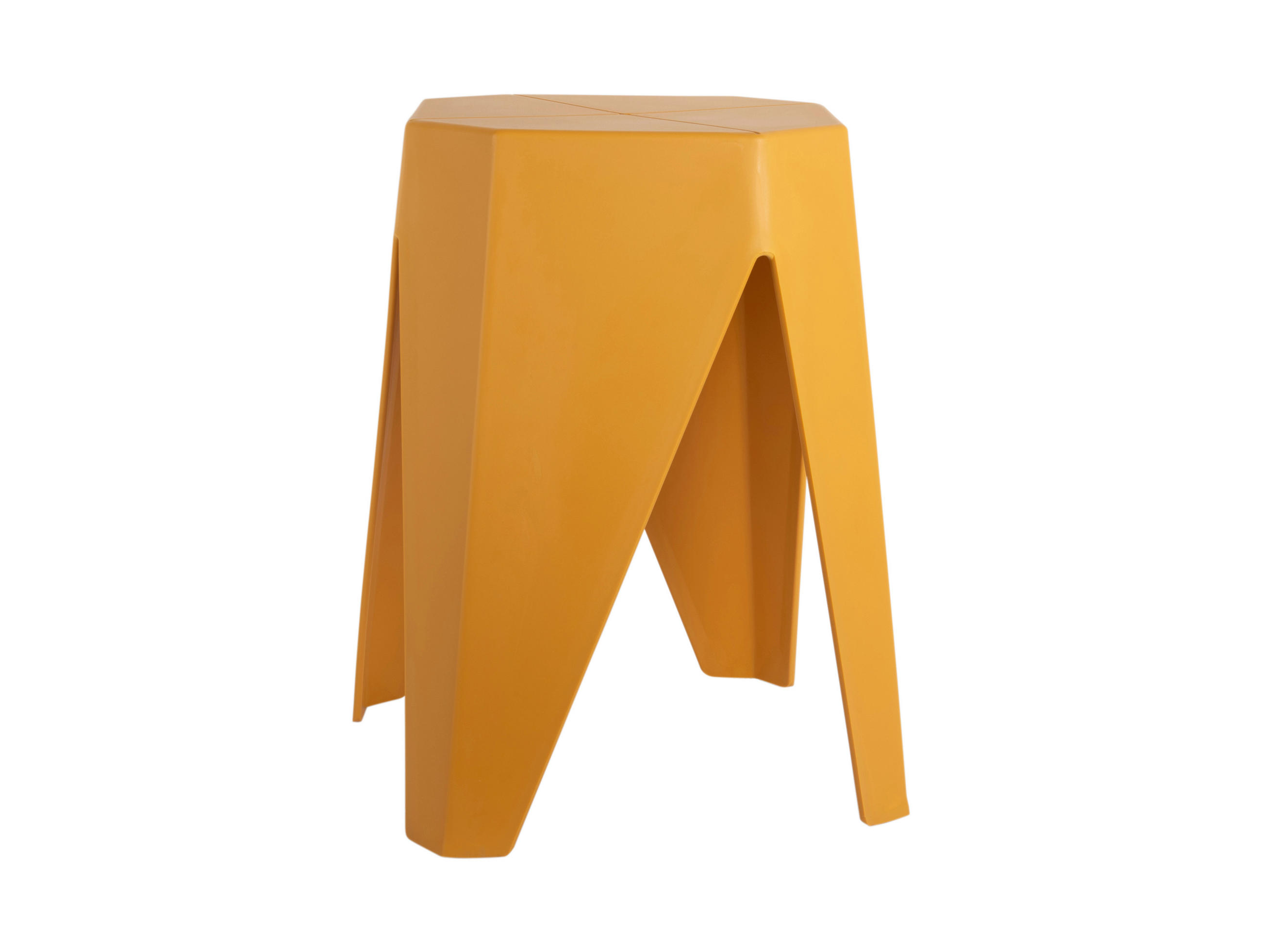 STAPELHOCKER in Kunststoff Hellgelb  - Hellgelb, Basics, Kunststoff (29cm) - Leitmotiv