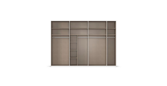 SCHWEBETÜRENSCHRANK 316/223/68 cm 2-türig Eiche Artisan  - Eiche Artisan, Design, Glas/Holzwerkstoff (316/223/68cm) - Xora