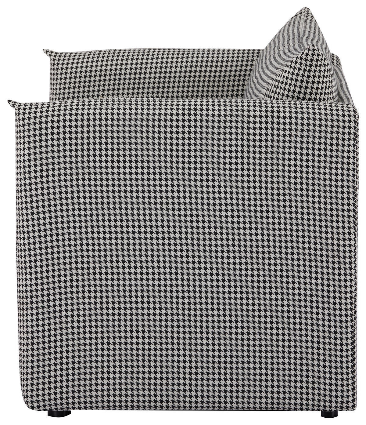 ROZKLÁDACÍ POHOVKA, textil, černá, bílá - bílá/černá, Moderní, textil/plast (119/79/76cm) - MID.YOU