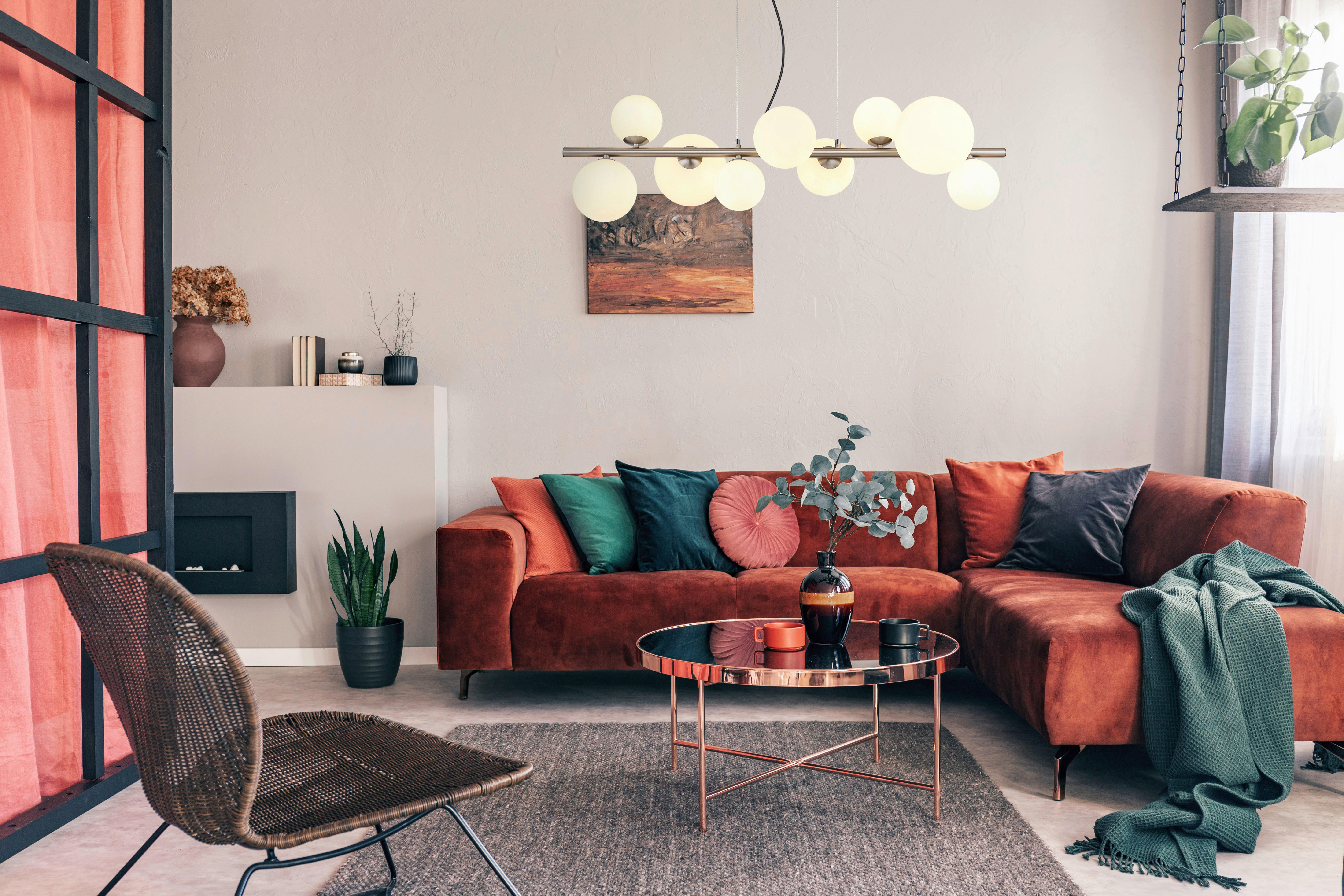 LED-HÄNGELEUCHTE 87/34,5/120 cm   - Transparent/Opal, KONVENTIONELL, Glas/Kunststoff (87/34,5/120cm) - Globo