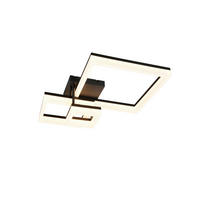 PLAFONIERĂ CU LED - alb/negru, Basics, plastic/metal (65,0/17,5/46,5cm)