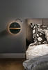 LED-WANDLEUCHTE 30/62 cm   - Schwarz, Design, Holz/Metall (30/62cm) - Fabas Luce