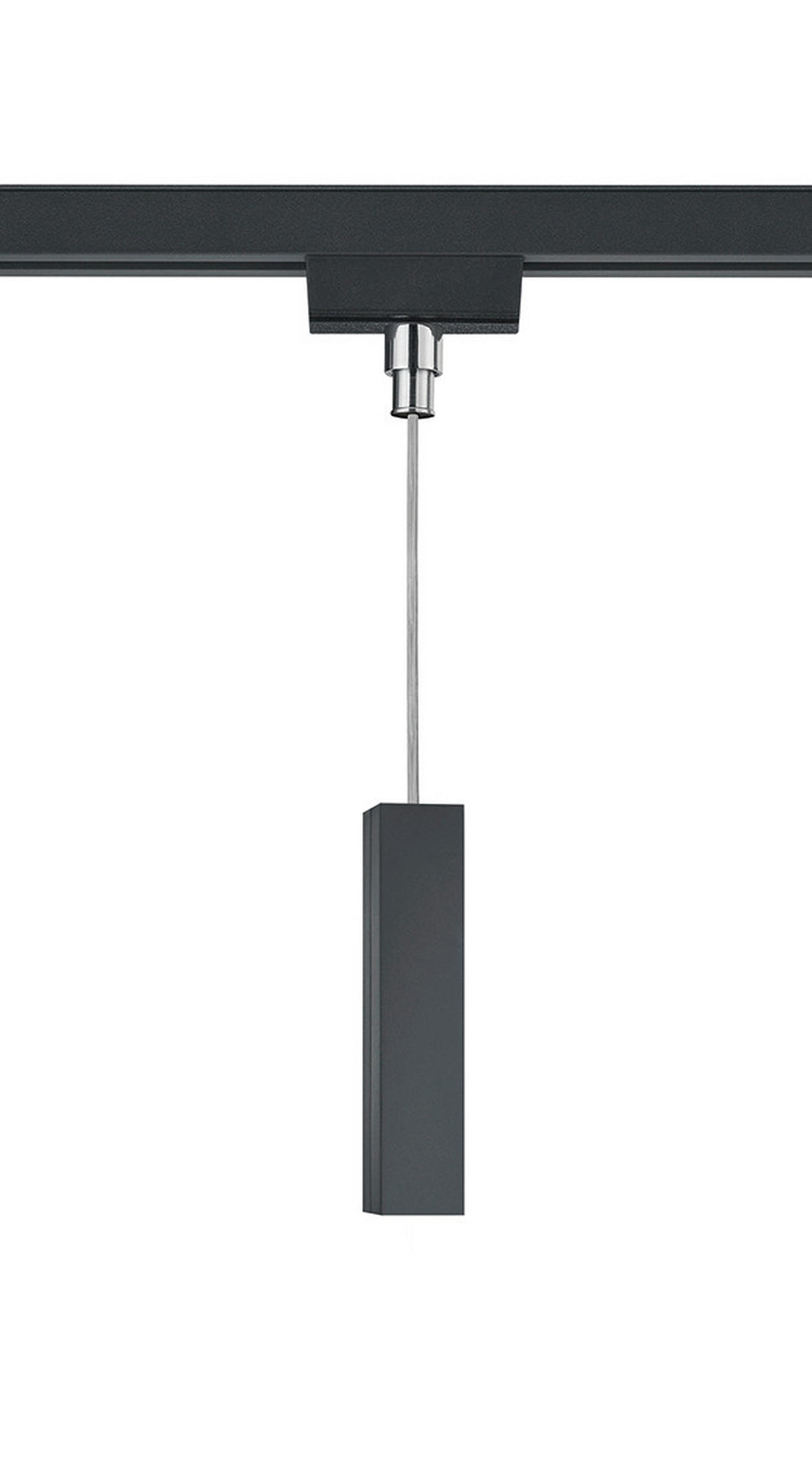 SCHIENENSYSTEM-ADAPTER 6/34,5/3 cm  - Schwarz, Basics, Kunststoff (6/34,5/3cm) - Trio Leuchten