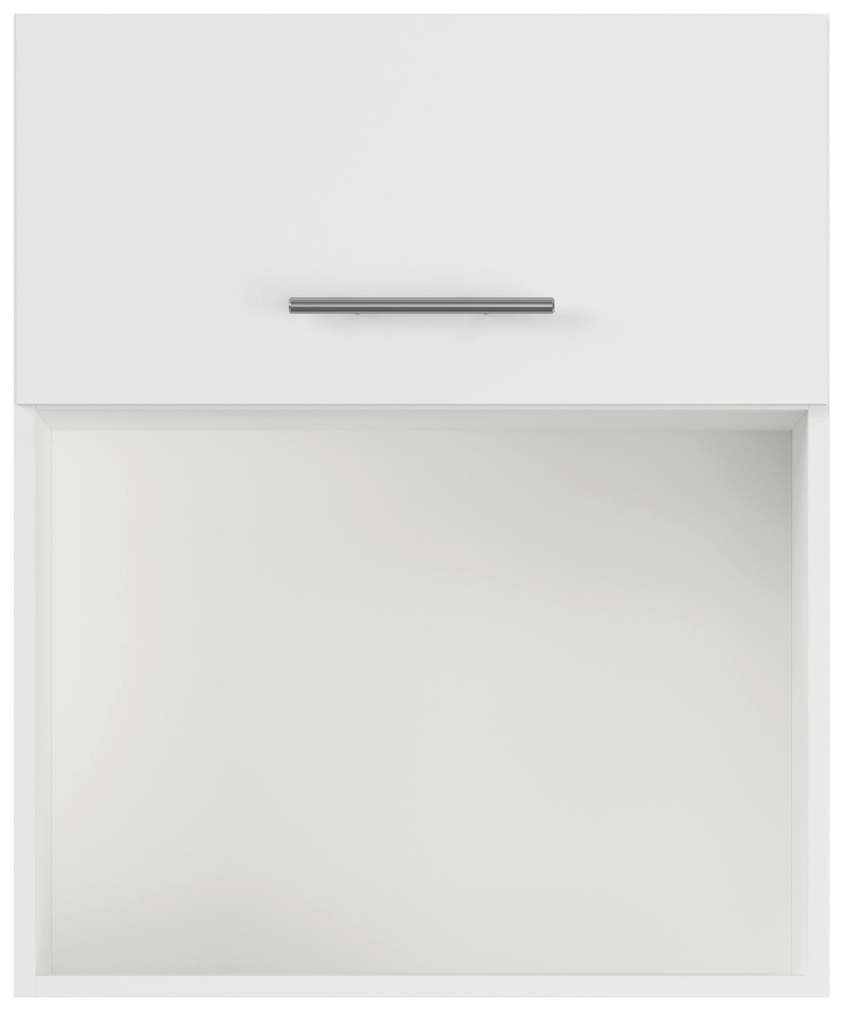 KÜCHENOBERSCHRANK 60/72,3/34,2 cm  in Weiß  - Edelstahlfarben/Weiß, Basics, Holzwerkstoff/Metall (60/72,3/34,2cm) - Impuls