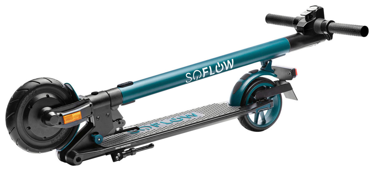 ELEKTROSCOOTER SOFLOW SO1  - Grün, KONVENTIONELL, Metall (105/101/42,5cm)