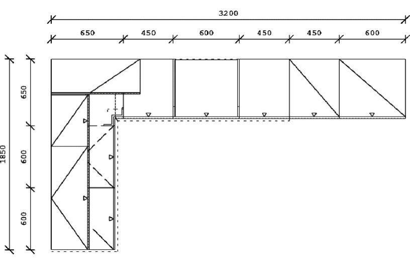 KUCHYŇSKÁ LINKA VE120 320 - šedá/bílá, Basics, kompozitní dřevo (185/320cm) - Venda