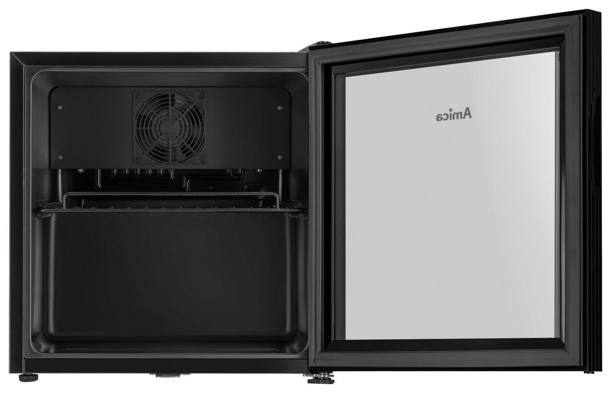 GETRÄNKEKÜHLSCHRANK 50/48/45 cm  - Schwarz, Basics, Glas/Metall (50/48/45cm) - Amica