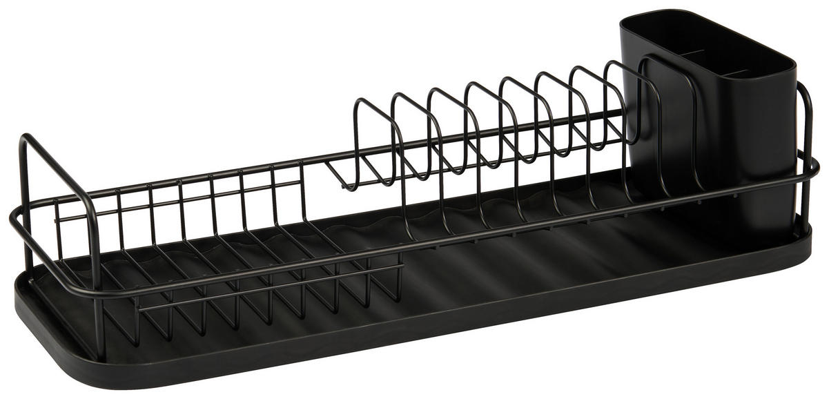 Scurgător De Vase - negru, Design, plastic/metal (47,5/16,8/12cm) - Homeware Profession.