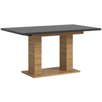 AUSZIEHTISCH Grau rechteckig  ausziehbar  - Eiche Artisan/Grau, KONVENTIONELL, Holzwerkstoff (150-190/90/76cm) - MID.YOU