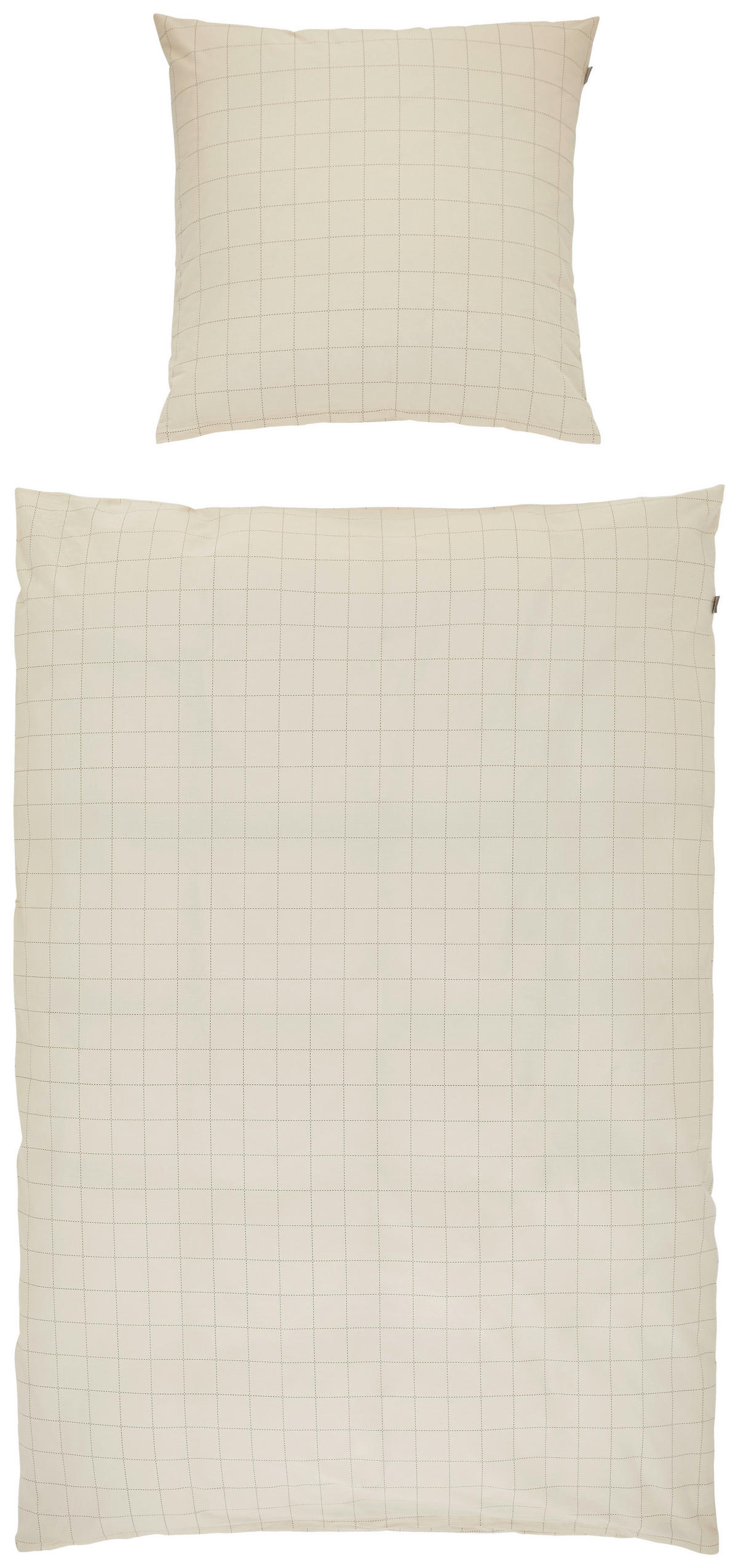BETTWÄSCHE JustB! by Bettina Zimmermann Satin 135/200 cm  - Greige/Beige, Design, Textil (135/200cm) - Musterring