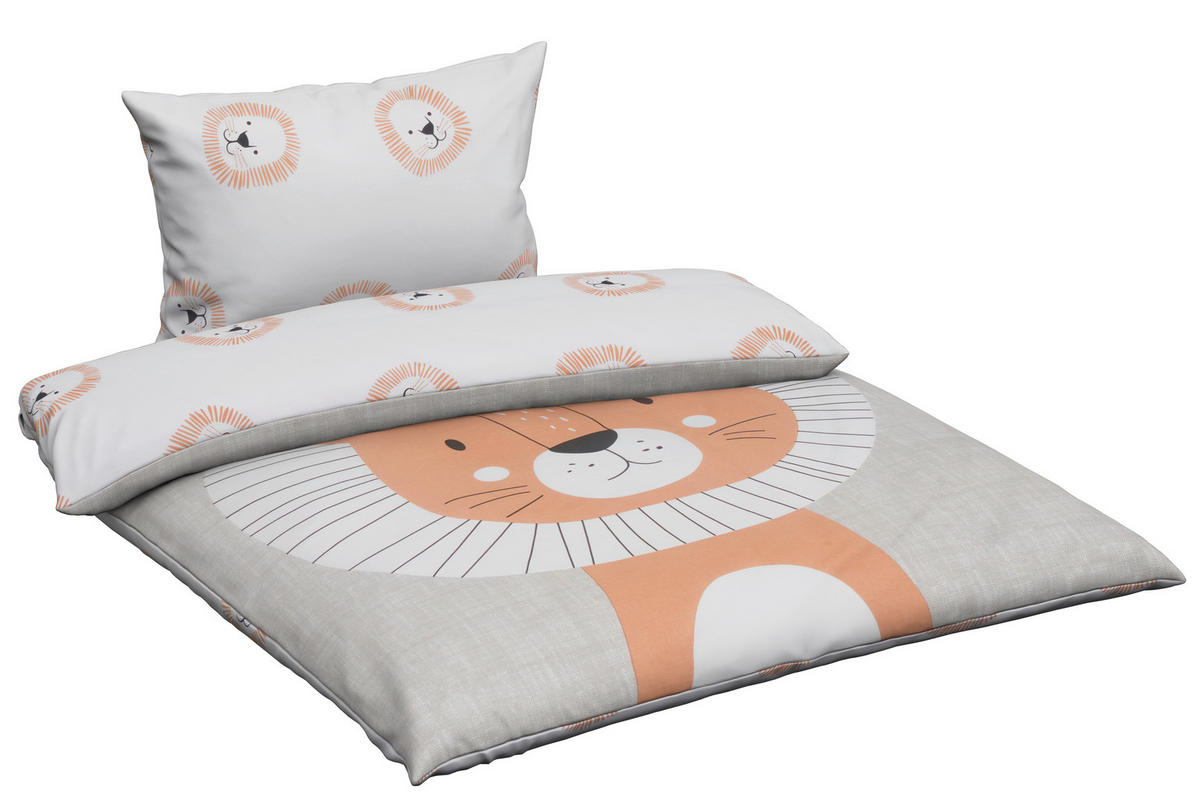 BABA ÁGYNEMŰHUZAT-GARNITÚRA 100/135 cm  - szürke, Basics, textil (100/135cm) - Patinio