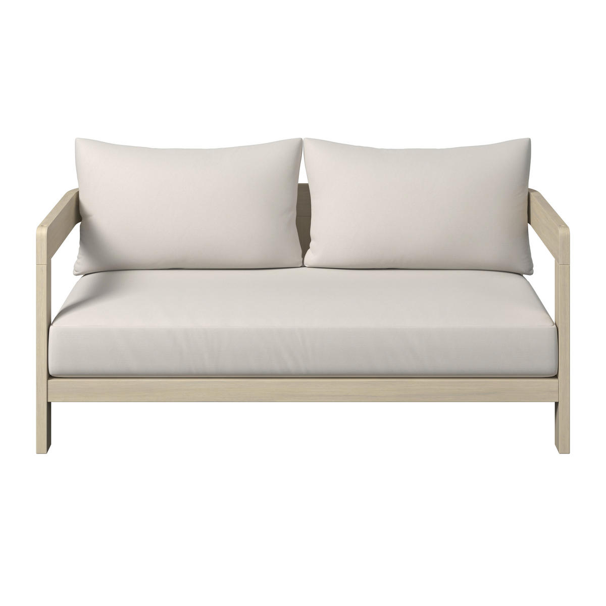 LOUNGEGARNITUR   146/62/70 cm Akazie massiv  - Akaziefarben, MODERN, Holz/Kunststoff (146/62/70cm) - Ambia Garden