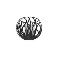 KERZENHALTER - Schwarz, LIFESTYLE, Glas/Metall (20,5/15,5cm) - Ambia Home