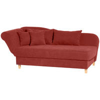 RÉCAMIERE in Velours Terracotta  - Buchefarben/Terracotta, Design, Holz/Textil (190/88/82cm) - Max Winzer