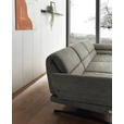 ECKSOFA in Flachgewebe Grün  279-327/176-217 cm  - Schwarz/Grün, Design, Textil/Metall (279-327/176-217cm) - Dieter Knoll