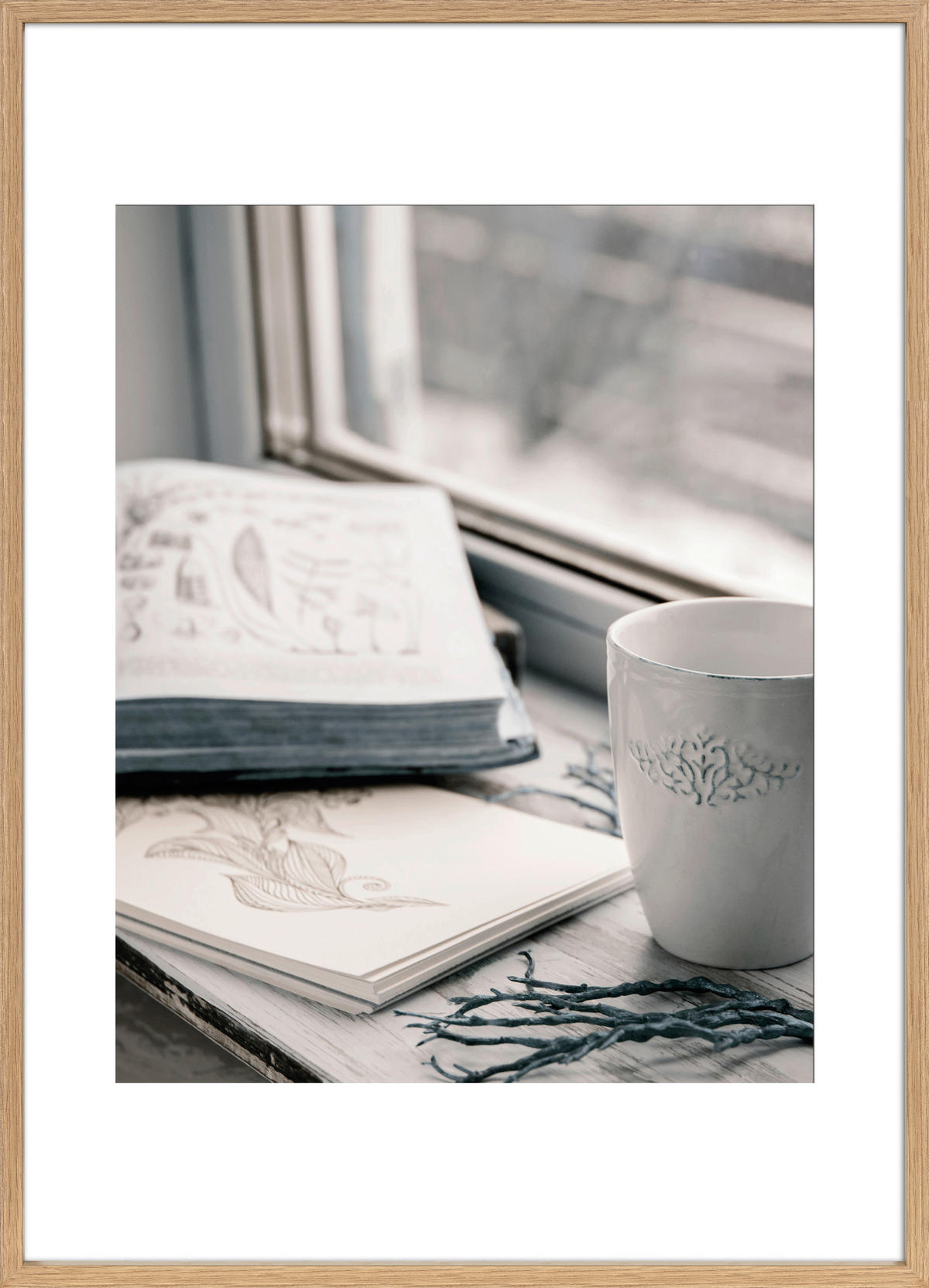 BILDERRAHMEN - Eichefarben, Basics, Glas/Holzwerkstoff (50/70cm)