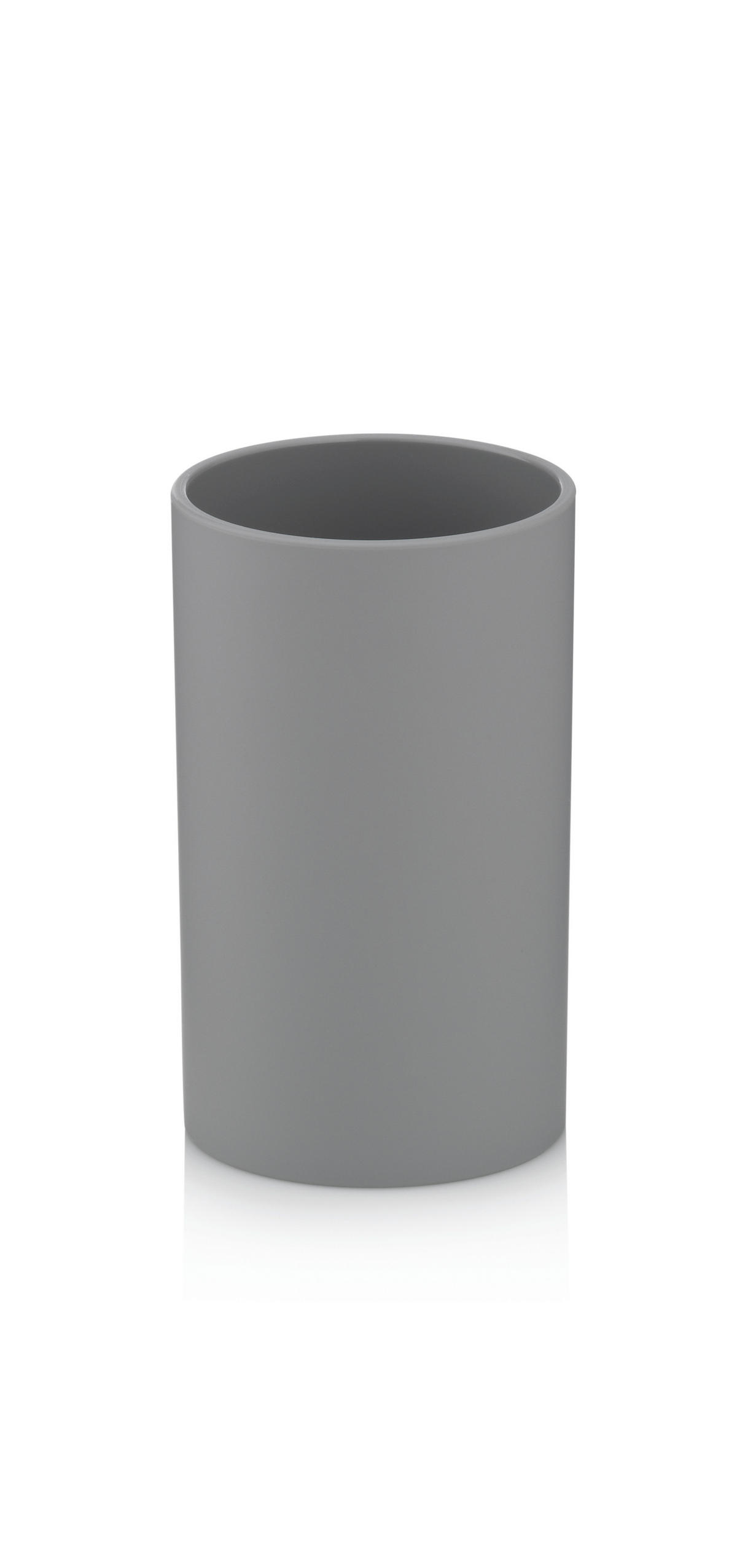 LONČEK ZA ZOBNE ŠČETKE - siva, Konvencionalno, umetna masa (6,5/11,5cm) - Kela