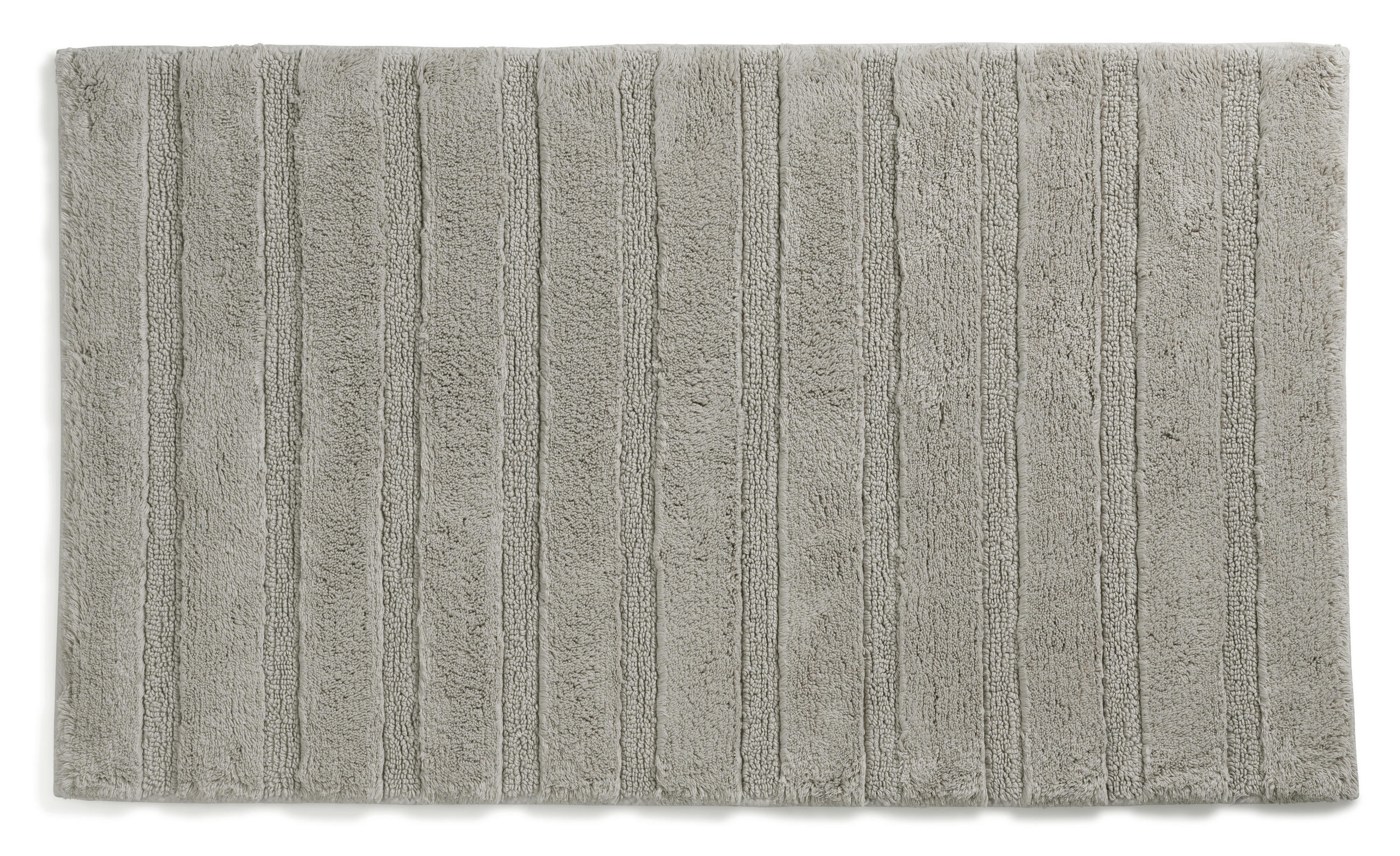 BADEMATTE Grau  - Grau, KONVENTIONELL, Textil (120/70/1,6cm) - Kela