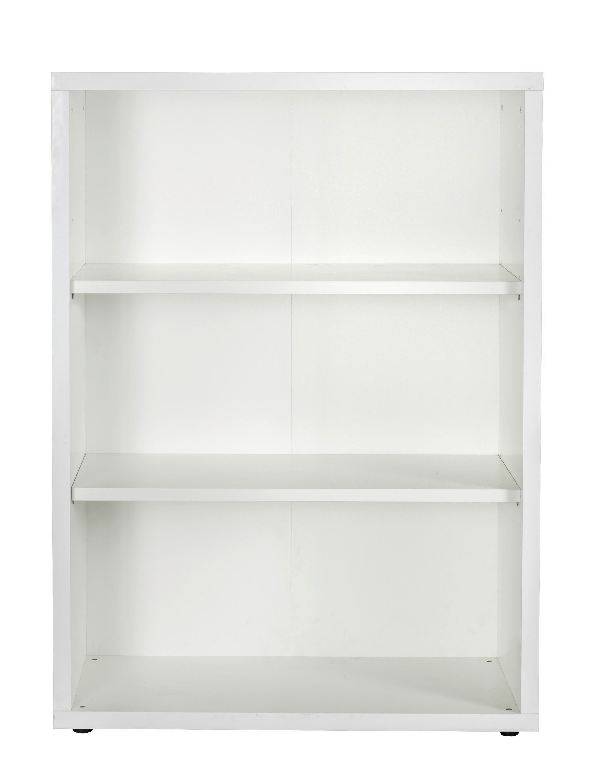 AKTENREGAL Weiß Hochglanz - Weiß Hochglanz, KONVENTIONELL, Holzwerkstoff (81,6/111,9/35,7cm) - Carryhome