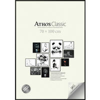 BILDERRAHMEN - Schwarz, Basics, Papier/Holzwerkstoff (70/100/1,8cm)